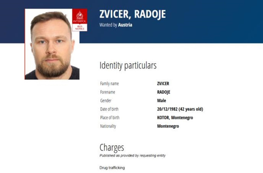 Interpol i Austrija u potrazi za Zvicerom