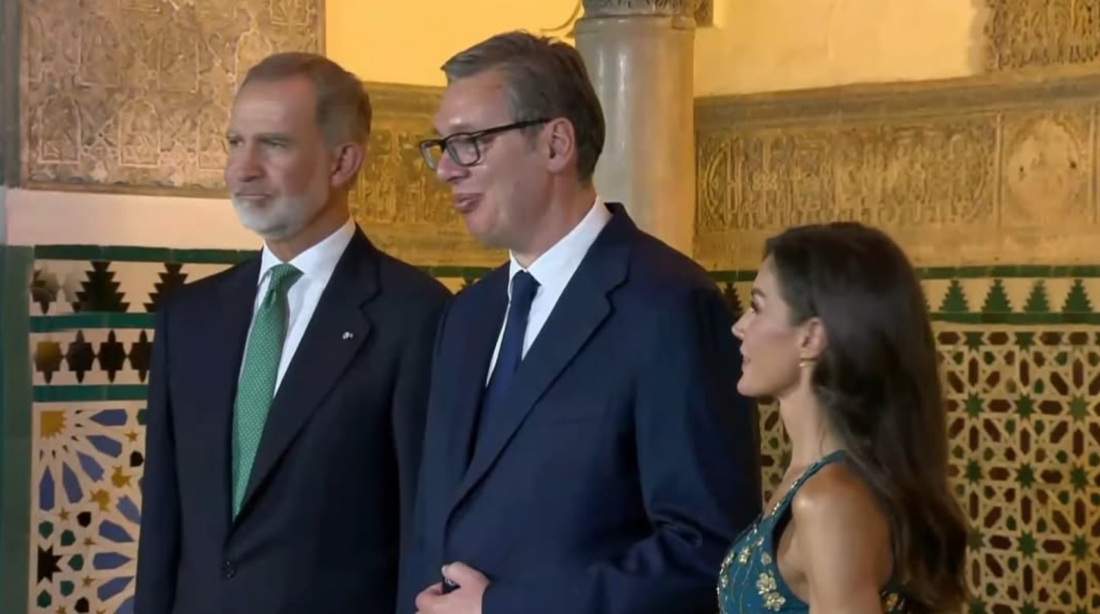 Vučić na gala večeri sa španskim kraljem i kraljicom