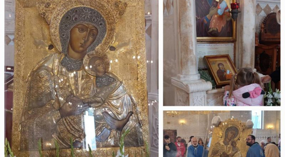 Uneta ikona Presvete Bogorodice Stradalne na Novom Beogradu