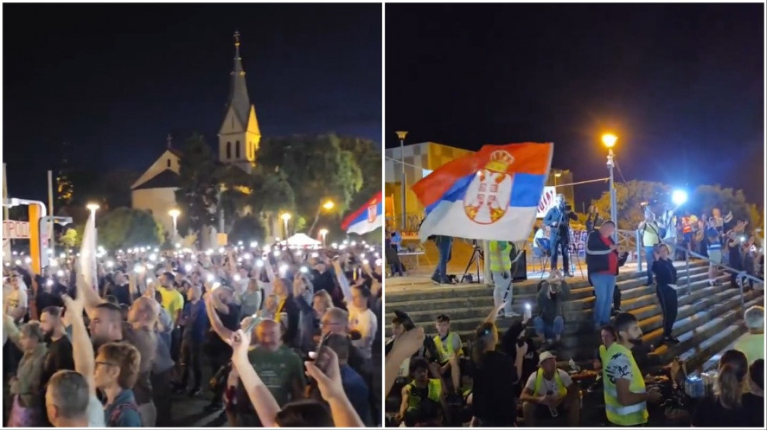 U Sremskoj Mitrovici održan protest i šetnja