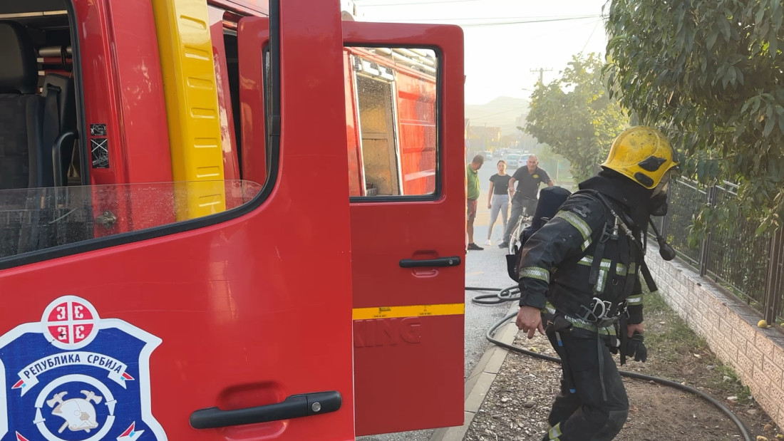Požar u srcu Novog Sada video