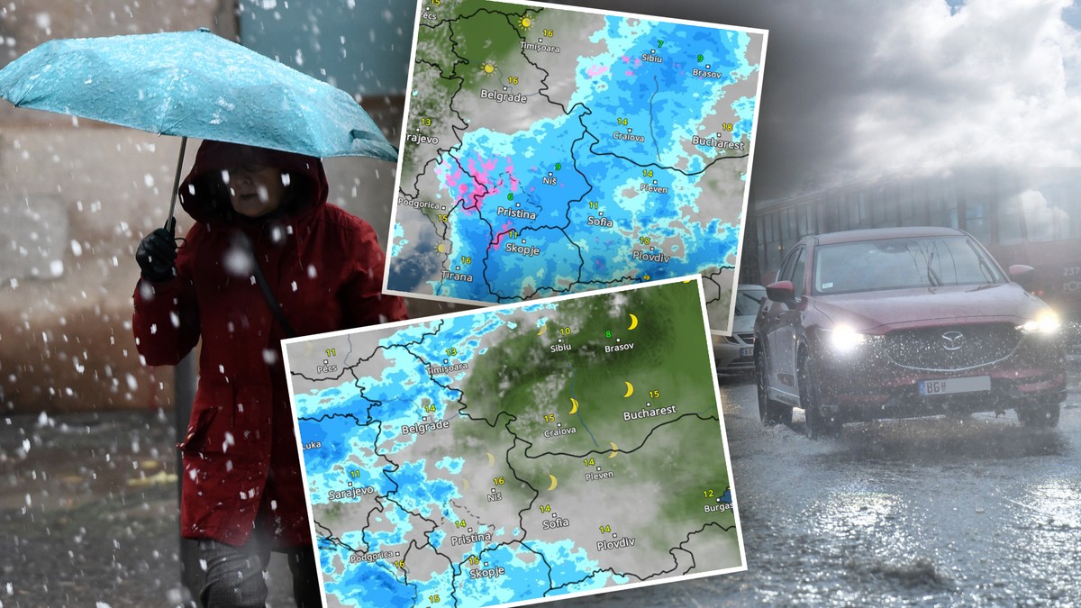 (Mape) Ruska zimska oluja stiže u Srbiju: Prvi sneg već od nedelje