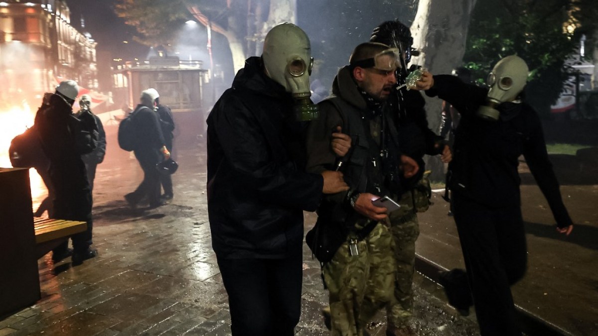 Protesti u Tbilisiju protiv Gruzijskog sna