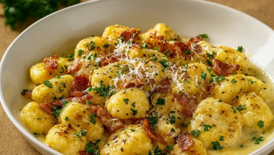 NjOKI KARBONARA SA PANČETOM I PARMEZANOM: Donosimo proveren recept za jedno od najomiljenijih italijanskih jela