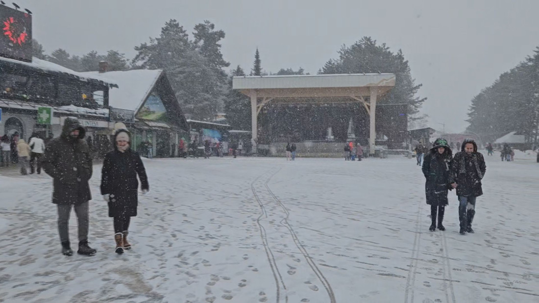 Zlatibor zavejan, stanje na putevima
