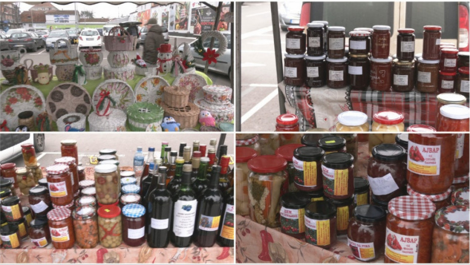 Karavan zimnice na pijaci Banjica