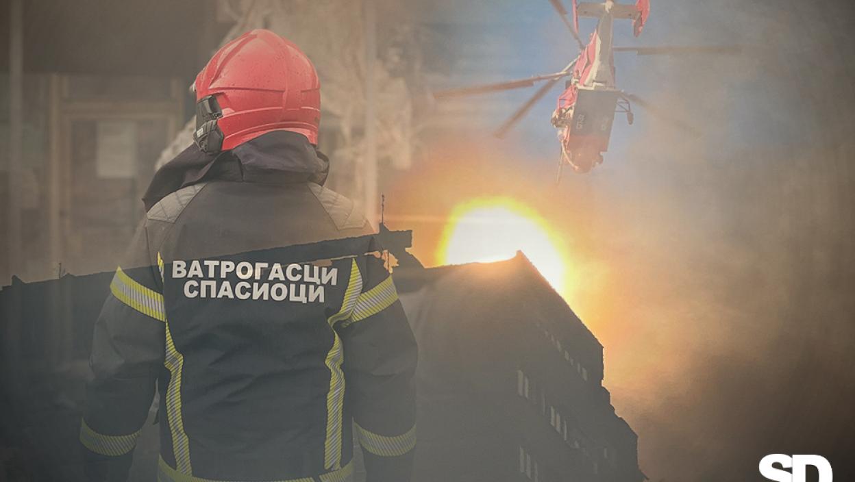 Kuća i radionica u plamenu, građani očajnički pokušavali da spasu imovinu (VIDEO)