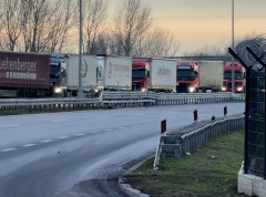 Kamiondžije nastavljaju blokadu graničnih prelaza ka zemljama Šengena; Dan treći