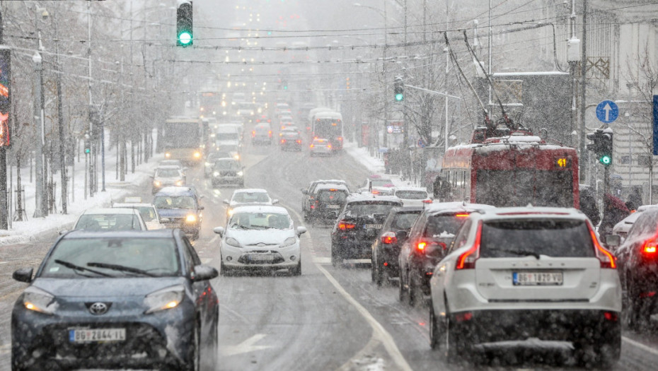 Sneg i ledena kiša u Srbiji