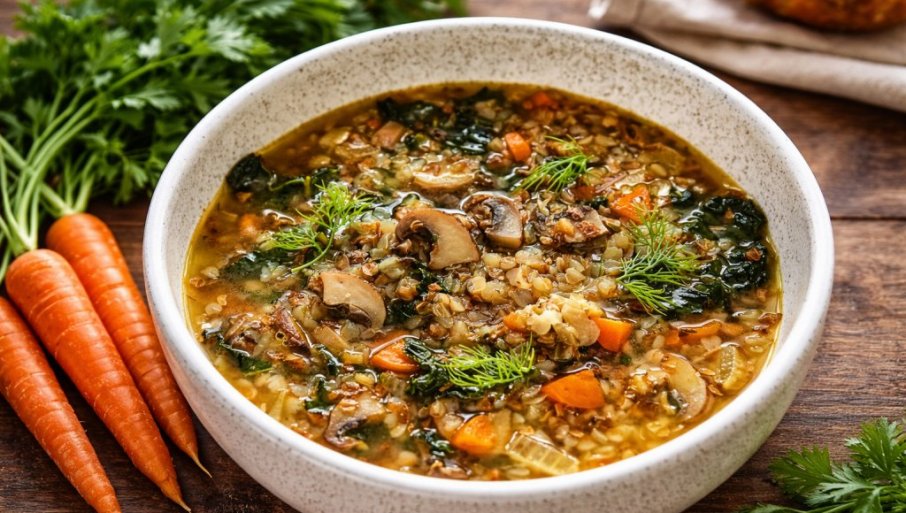ČORBA OD PEČURAKA I HELjDINIH LjUSPICA: Zimska supa puna ukusa i hranljivih sastojaka, savršena za hladne dane