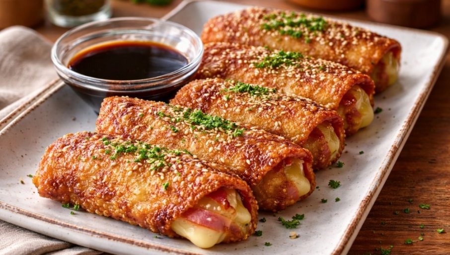 HRSKAVE ROLNICE SA SIROM I ŠUNKOM: Zalogaj koji nestaje za tren