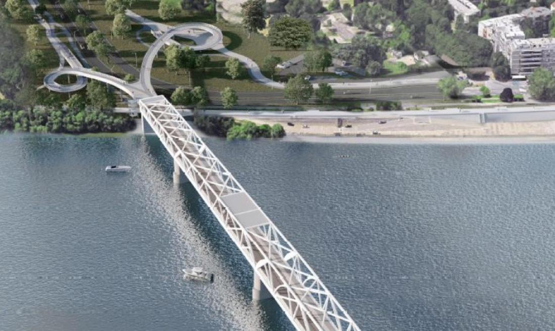 Počinje gradnja pešačko-biciklističkog mosta u Novom Sadu