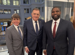 Dodik sa Donaldsom, kandidatom Trampa za guvernera Floride