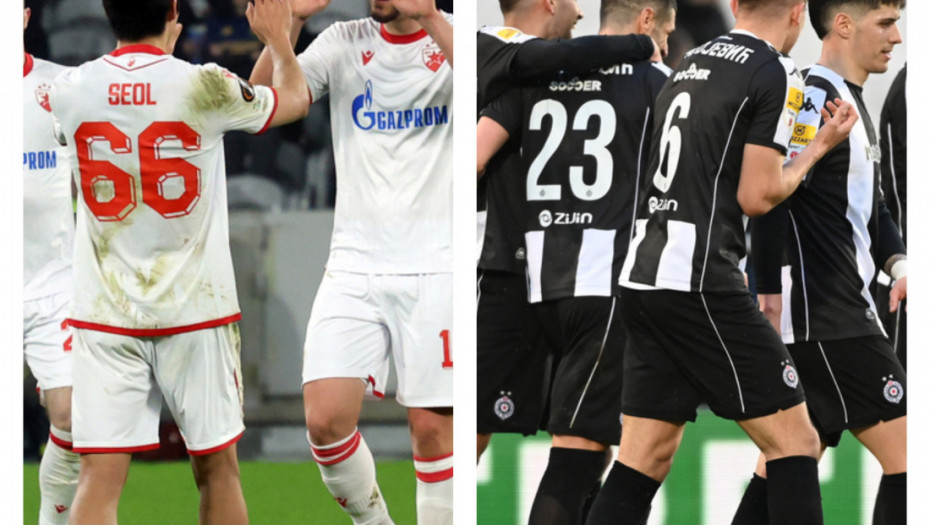 Crvena zvezda dočekuje Partizan u 178. večitom derbiju
