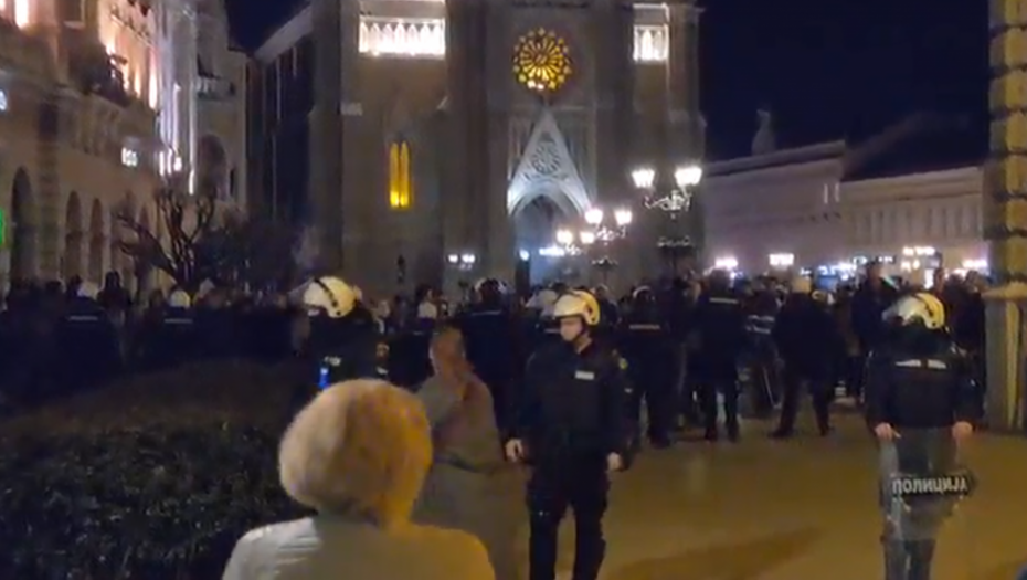 Protest studenata u Novom Sadu zbog Miletića