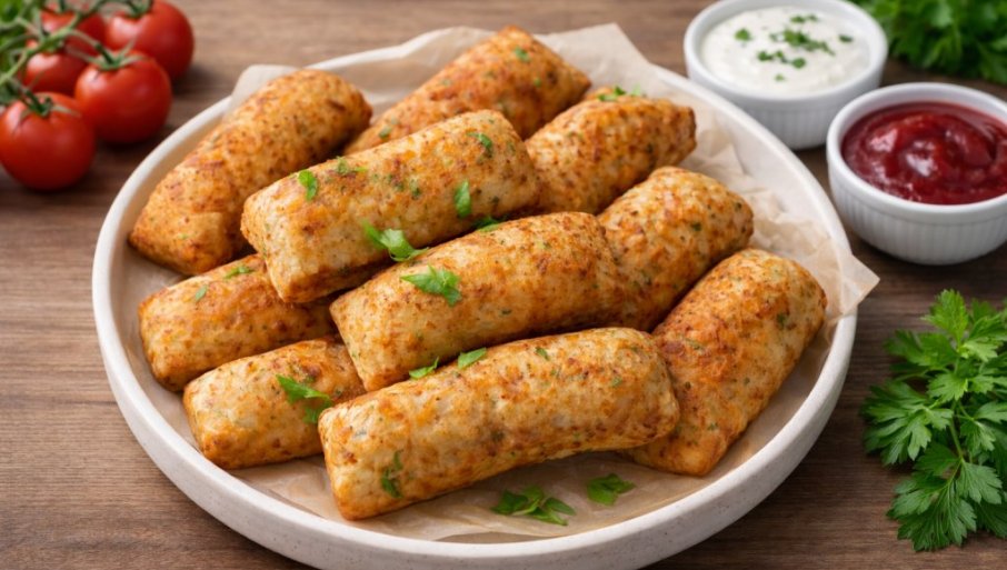 MEKANI JOGURT UŠTIPCI SA ŠUNKOM I SIROM: Mekani, vazdušasti i jednostavni za pripremu