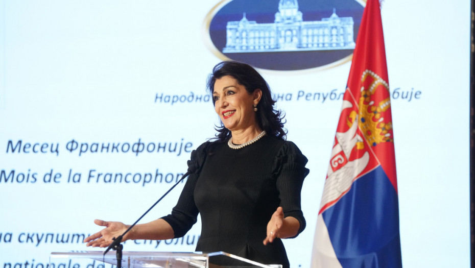 Svečani prijem u Skupštini Srbije povodom Frankofonije