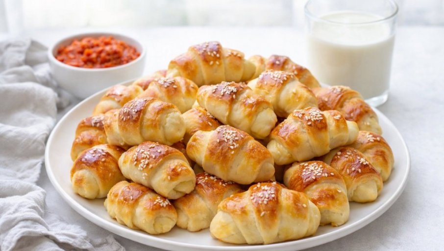 MEKANE KIFLICE SA SIROM: Uživanje za sve ukuse