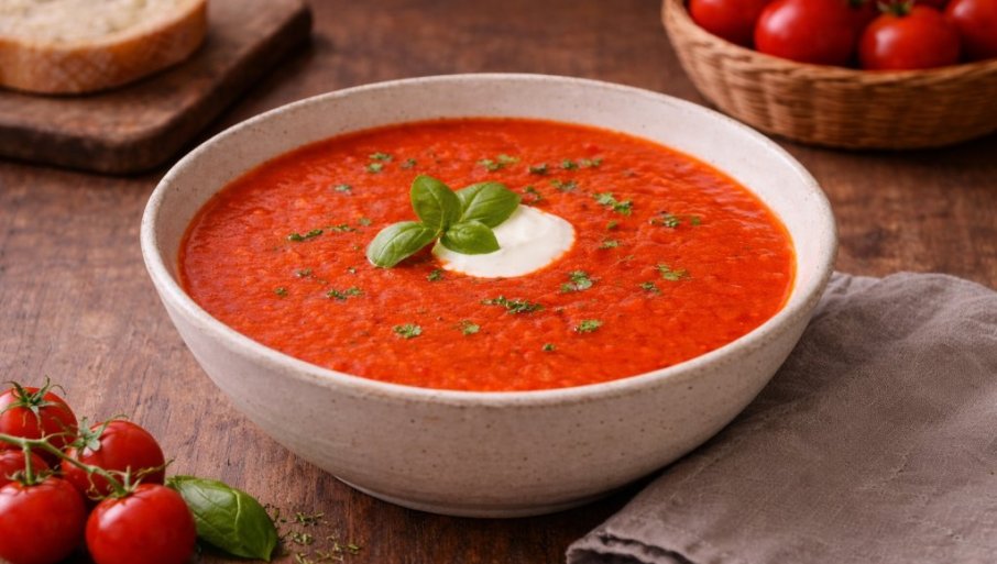 MIRISNA DOMAĆA SUPA OD SVEŽEG PARADAJZA: Ovaj jednostavan recept donosi punoću ukusa i prirodnu svežinu