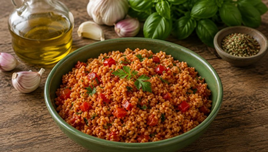 KUS-KUS SALATA SA PARADAJZOM: Osvežavajuć letnji hit na trpezi