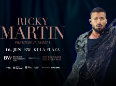 Riki Martin na Belgrade River Festu