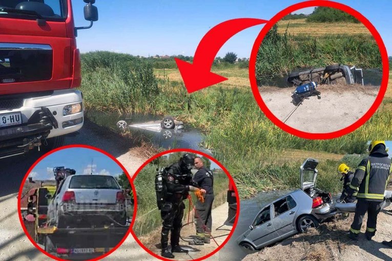 POZNAT UZROK SMRTI TROJE MLADIH U NOVOM SADU! Automobil sleteo u kanal pun vode i mulja