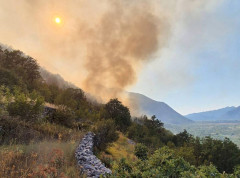 Požar kod Trebinja počeo da ugrožava kuće u selu Sedlari