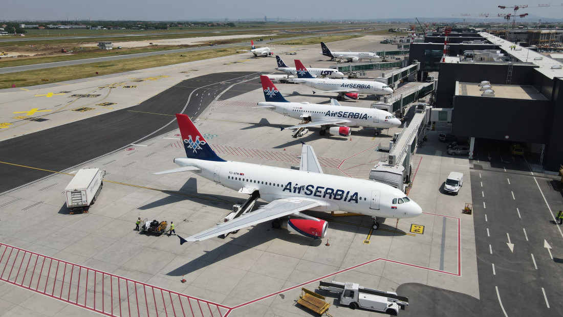 Er Srbija preusmerava letove za Kataniju zbog Etne