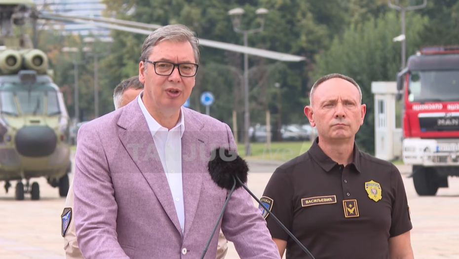 Vučić dočekao tim MUP-a koji je gasio požare u Španiji