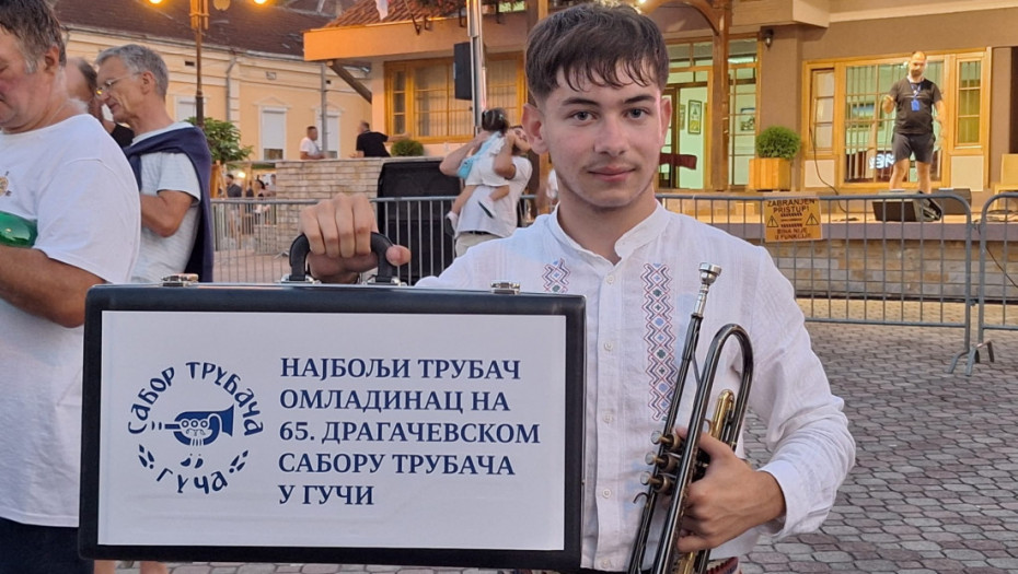Mladen Krstić ponovo najbolji mladi trubač u Guči